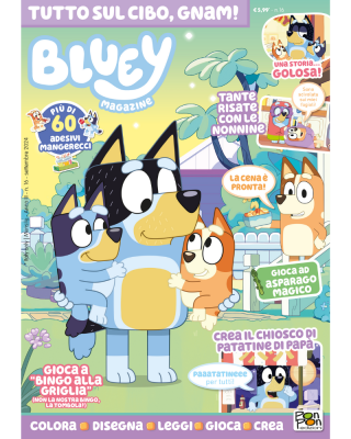 Bluey Magazine n. 16 con Set da Piscina